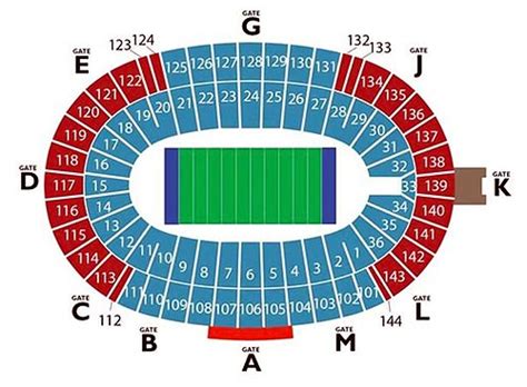 New Seating Chart For Cotton Bowl Ticketcity Insider