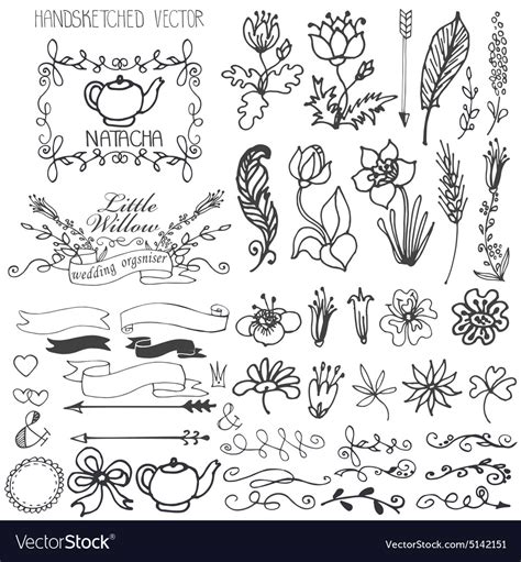 Doodle Decor Element Royalty Free Vector Image