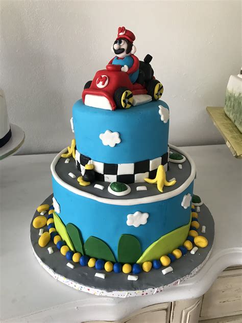 Super mario bros princess peach crown birthday cake. Mario kart birthday cake (With images) | Special occasion cakes, Cake, Occasion cakes