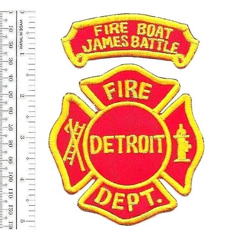 Fire Boat Michigan Detroit Fire Department Dfd James Battle Fireboat