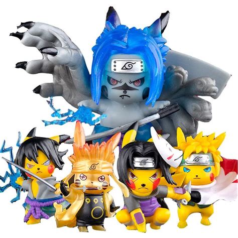 Jual Action Figure Pokemon Pikachu Naruto Sasuke Itachi Minato Shopee