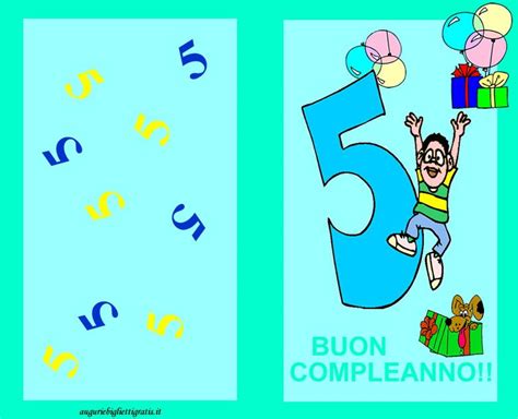 67 Biglietti Auguri Di Buon Compleanno Per Bambini