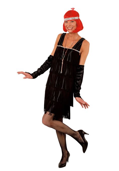 kostüm fransenkleid charleston kleid 20er jahre mit zubehör krimi karneval ebay