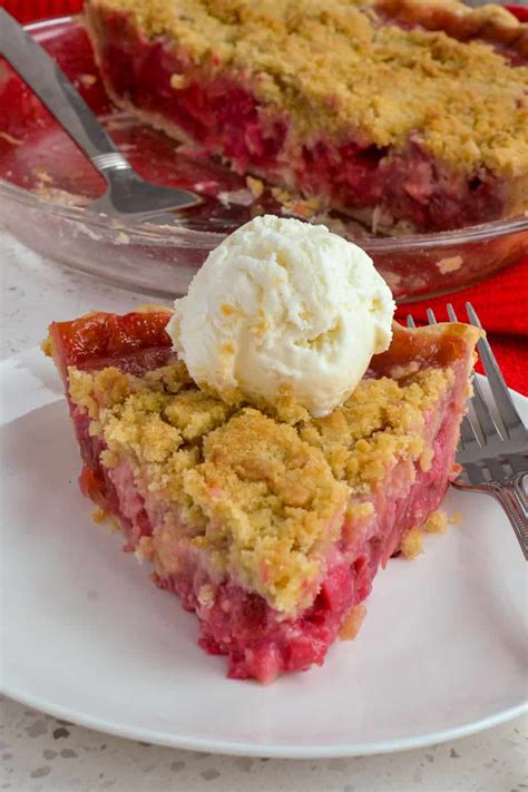 Strawberry Rhubarb Pie Recipe Small Town Woman