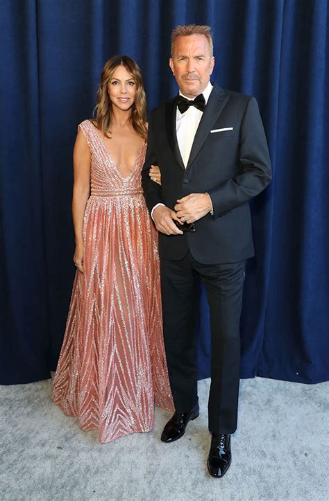 Kevin Costner Brings Beautiful Wife Christine Baumgatner For Date Night At The Sag Awards