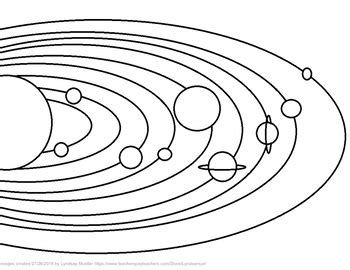 Blank Solar System Drawing