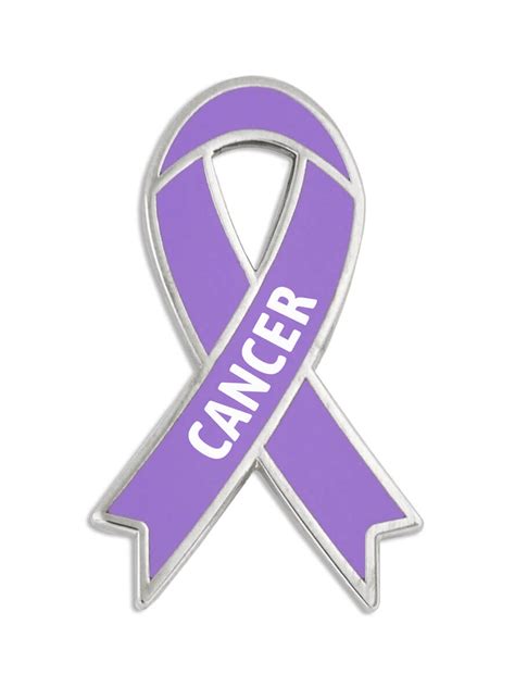 pinmart s cancer light purple awareness ribbon enamel lapel pin 25 pack