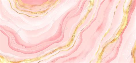 Light Pink Marble Background With Gold Glitters Streaks Marble