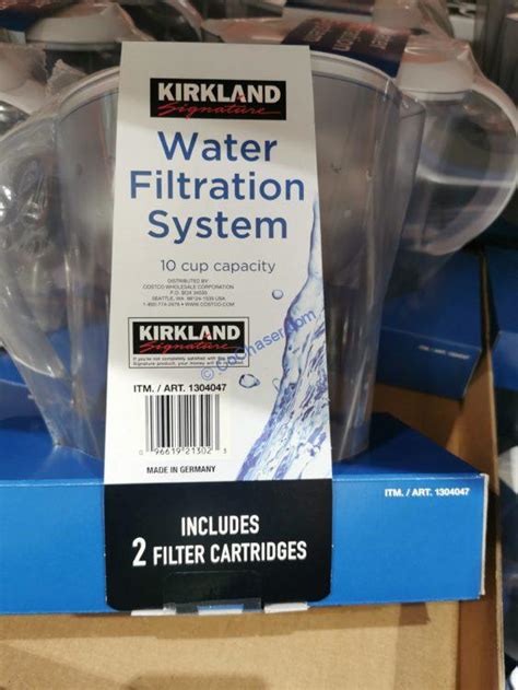 Costco Kirkland Signature Water Filtered Pitcher Costcochaser