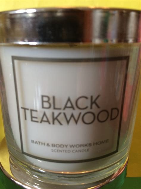 Bath & Body Works Black Teakwood 4 oz Candle | Body works, Bath and body works, Bath and body