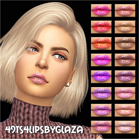 Lips 49 At All By Glaza Sims 4 Updates