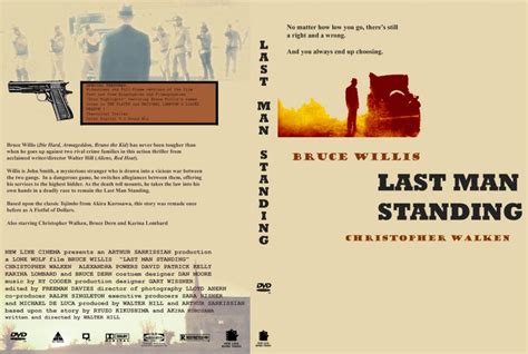 Last Man Standing Movie Dvd Custom Covers 21lms Custom Dvd Covers