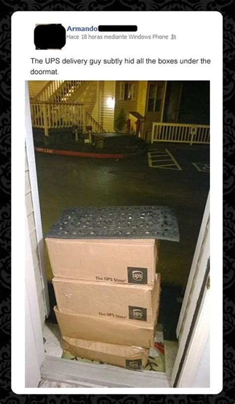 Ups Guy Delivery Packages Lol Best Of Tumblr Funny Pins Funny Stuff Random Stuff Awesome