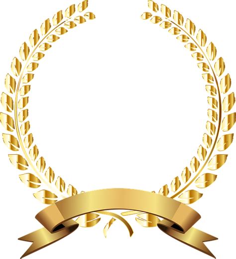 Free Image On Pixabay Golden Laurel Wreath Conquest Gold Design