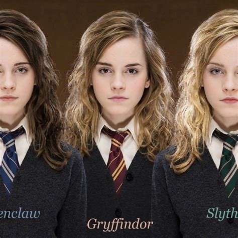 Harry Potter Girls Of Different Faculties Hogwarts Desktop Wallpapers