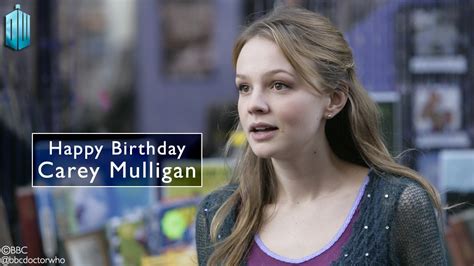 Doctor Who Official On Twitter And Happy Birthday To Carey Mulligan