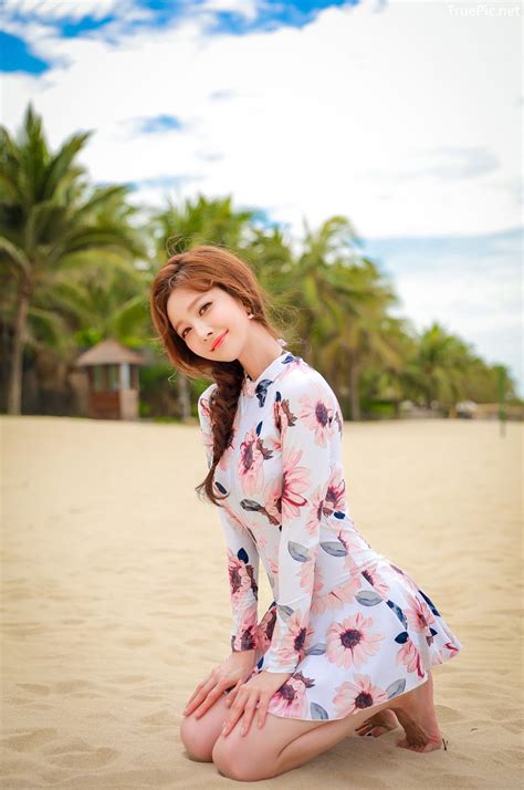 True Pic Korean Fashion Model Kim Hee Jeong Pink Fantasy Flamingo