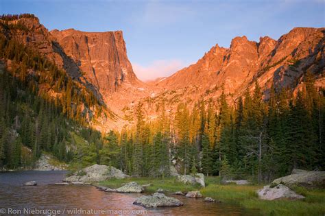 Sunrise At Dream Lake Rocky Mountain National Park Colorado