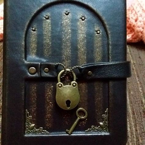 Personalized Leather Journal With Lock And Key Leather Etsy