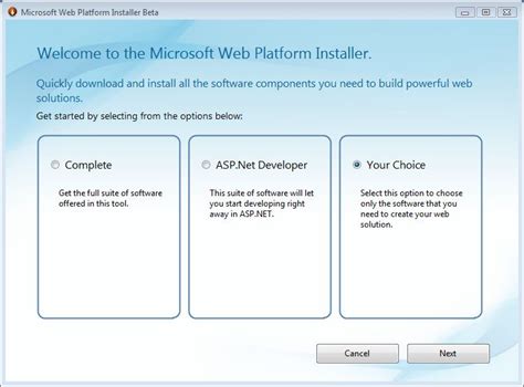 Windows 7 Web Platform Installer Beta Available For Download