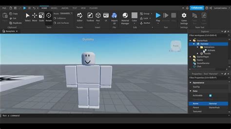 How To Make A Tool Animation In Roblox Studio Lamza Creates Youtube