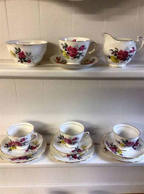 Vintage Royal Vale Bone China Tea Set Etsy