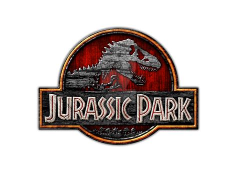 Jurassic Park Logo Wooden By Jamespero On Deviantart