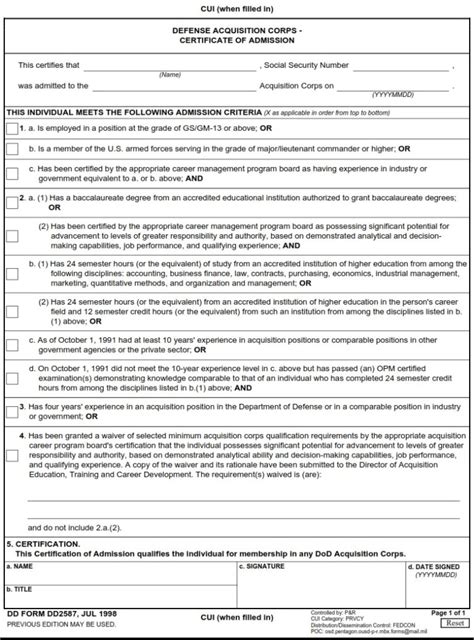 Dd Form 2787 Certificate Of Warehousemans Legal Liability Insurance