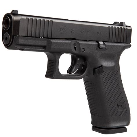 With a slightly shorter slide and barrel than the longslide models the glock competition models feature adjustable rear sights and are made for sports shooters who value accuracy and. PISTOLA GLOCK 45 9 MM COMPACTA - Triestina