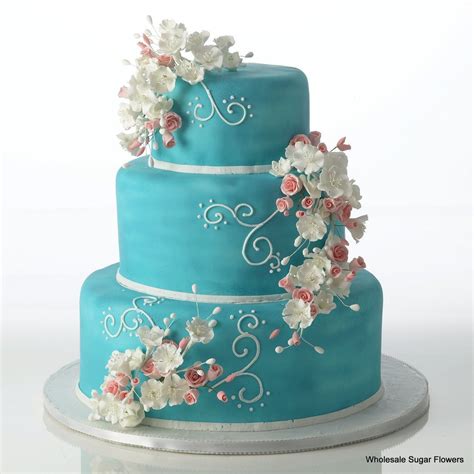Precious Elegance Cake Kit Turquoise Cake Cake Kit Wedding Cakes Blue