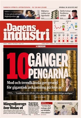 Dagens Industri Prenumeration - Tidningsbutiken.se
