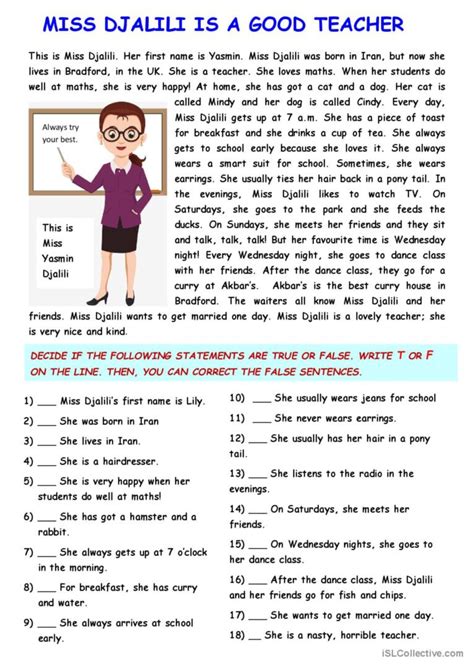 Present Simple Tense Practice Miss English Esl Worksheets Pdf And Doc