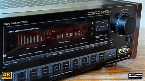 Vintage Sony Str Gx909es Home Theater Receiver Power Output Test Youtube