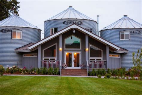 Three Old Grain Silos Converted Into A Unique Farmhouse Silo House