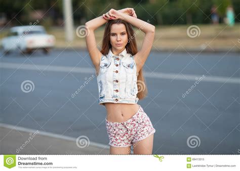 Young European Attractive Fashion Model Stock Image Image Of Adult