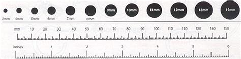 Mm Per Inch Bead Size Chart Fly Tying