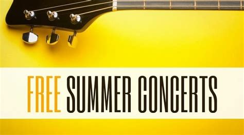 Free Summer Concert Series Enjoy Oc