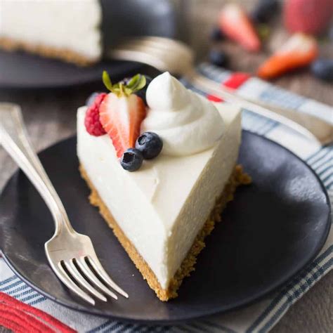The Best Easiest No Bake Cheesecake Recipe Youll Ever Try So Cool