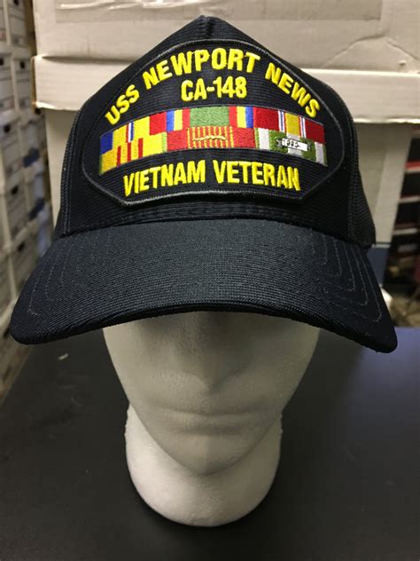 03 13 Special Redesigned Vietnam Veteran Navy Ball Cap With Combat