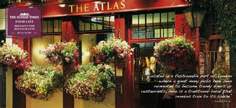 The Atlas Pub Fulham The Atlas London Wedding London