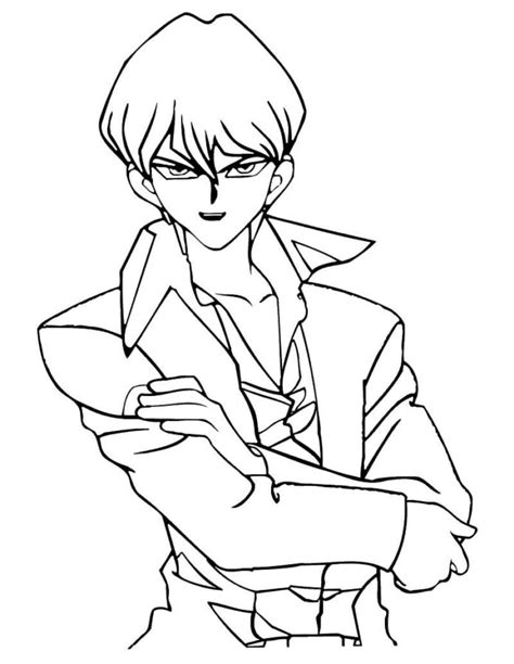 Seto Kaiba Coloring Book To Print And Online