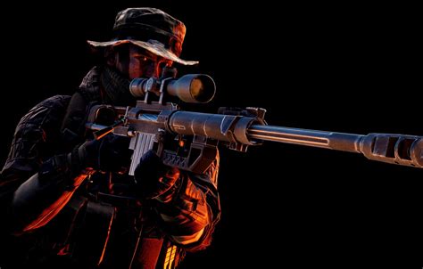 Wallpaper Gun Game Soldier Weapon Battlefield Sniper Rifle