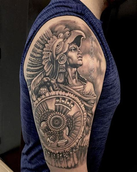 caballero aguila aztec tattoo aztec warrior tattoo aztec tattoos