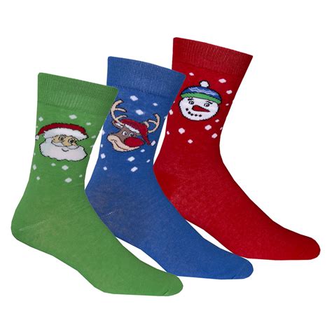 Mens Socks 4 And 8 Pairs Mens Festive Christmas Socks Christmas Novelty