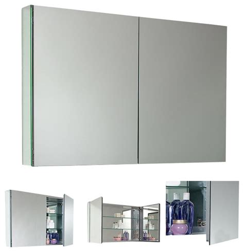 The extra storage is great for keeping necessities available, and their mirrors are flexible and easily adjusted for your. Fresca Large Bathroom Medicine Cabinet w/Mirrors - Modern ...