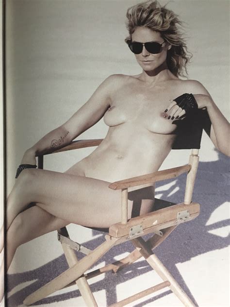 Heidi Klum Naked Book Photoshoot By Rankin