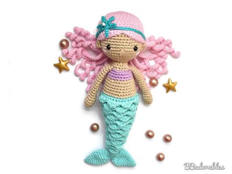 Nerea Mermaid Crochet Pattern Pdf Pattern English Etsy