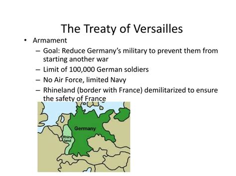 Ppt The Treaty Of Versailles Powerpoint Presentation Free Download