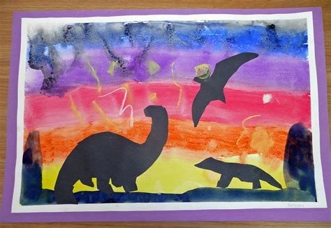 Dinosaur Art Projects Dinosaur Art Kindergarten Art Projects
