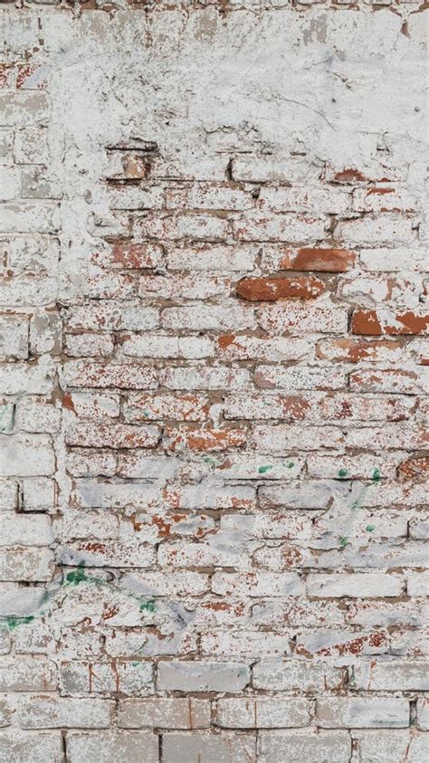 Old Painted Brick Wall Grunge Background Texture For Design Posters